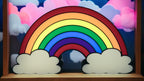 Rainbow Lamp 3D Printed Rainbow LED lightbox