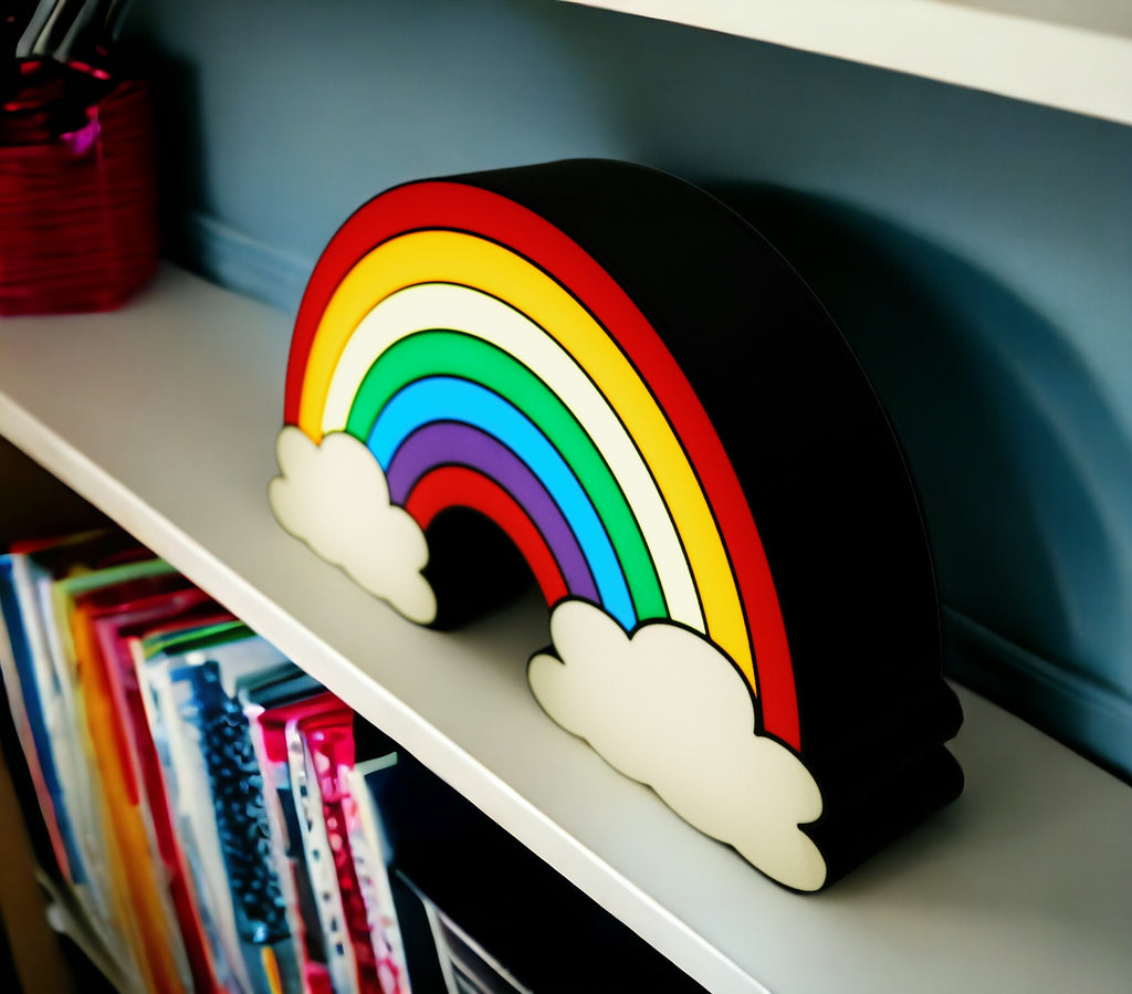 Rainbow Lamp 3D Printed Rainbow LED lightbox