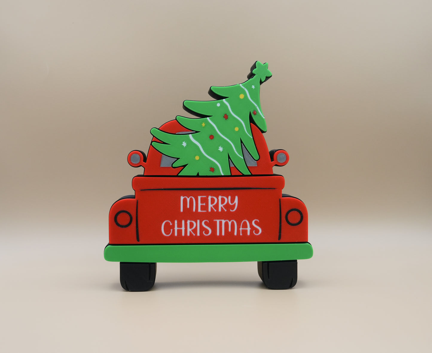 Christmas Decor - Christmas Truck with Custom Name Option