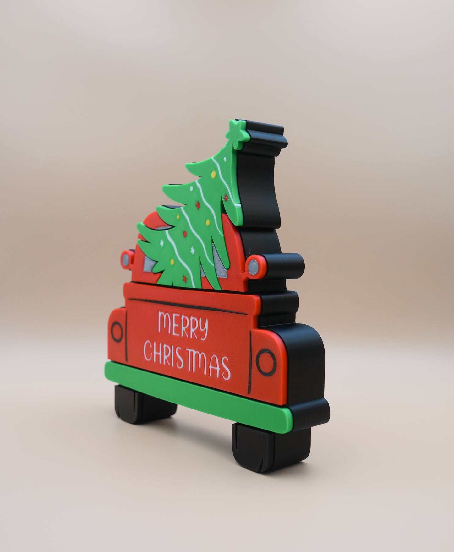 Christmas Decor - Christmas Truck with Custom Name Option