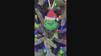 Grinch Christmas Ornament with Option for Personalization